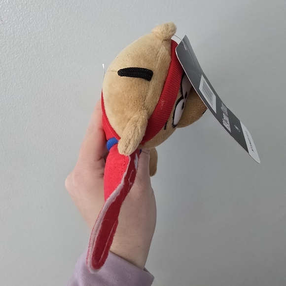 New w Tags Detroit Pistons 8" Plush Teddy Bear NBA Stuffed Animal #1 Foam Finger - Picture 4 of 5